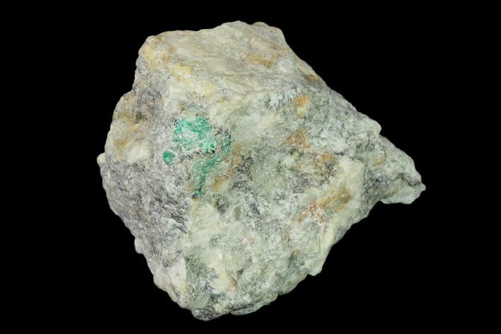 Beryl (Var Emerald) in Calcite - Khaltoru Mine, Pakistan #138920